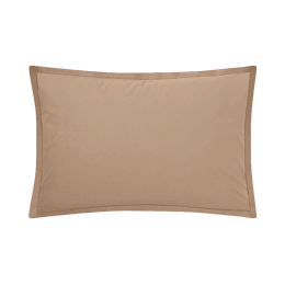 Taie d'oreiller en coton Tout Doux Sable 50x70 cm