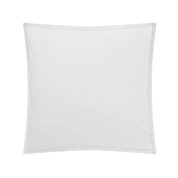 Taie d'oreiller en coton Tout Doux Blanc glacé 65x65 cm