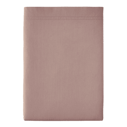 Drap plat en percale de coton Première Lilas 180x290 cm