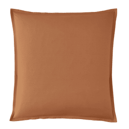 Taie d'oreiller en percale de coton Première Cuir 65x65 cm