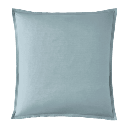Taie d'oreiller en percale de coton Première Bleu glacier 65x65 cm