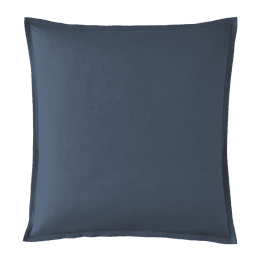 Taie d'oreiller en percale de coton Première Bleu nuit 65x65 cm