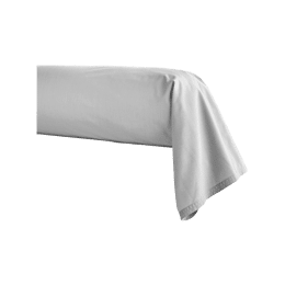 Taie de traversin en percale de coton Première Galet 43x230 cm