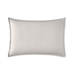 Taie d'oreiller en percale de coton Première Gris perle 50x70 cm