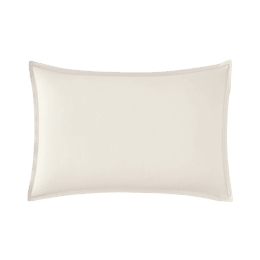 Taie d'oreiller en percale de coton Première Meringue 50x70 cm
