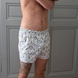 Caleçon homme en 100% coton made in France coupe anglaise