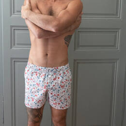 Caleçon homme en 100% coton made in France coupe anglaise