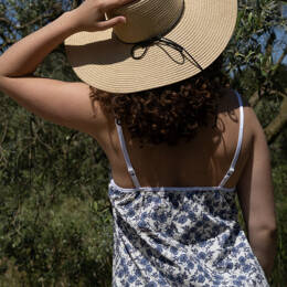 Nuisette ou robe 100% coton bio ou éco de made in France