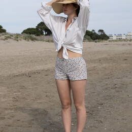 Shorty en 100% coton de fabrication française