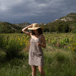 Nuisette ou robe 100% coton bio ou éco de made in France