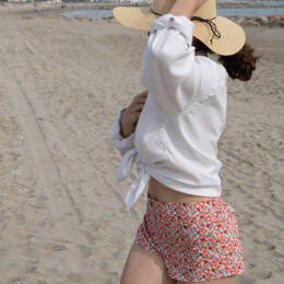 Shorty en 100% coton de fabrication française