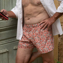 Caleçon homme en 100% coton made in France coupe anglaise