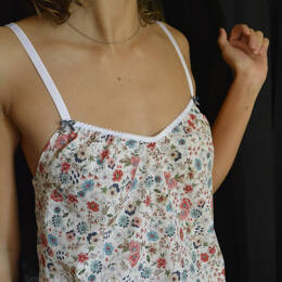 Nuisette ou robe 100% coton bio ou éco de made in France