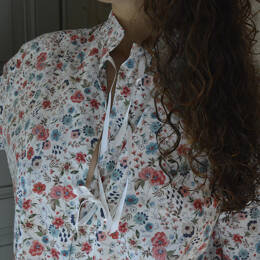 Chemise de nuit, liquette femme 100% coton fabrication française