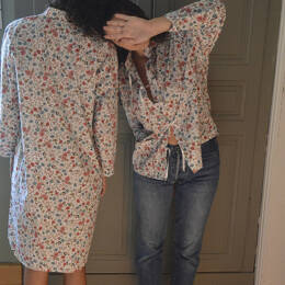 Chemisier ou Veste en 100% coton bio fabriqué en France