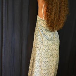 Robe longue en 100% coton bio ou écologique de fabrication française