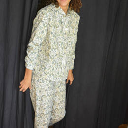 Pyjama femme 100% coton bio fabriqué  en France.