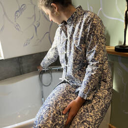 Pyjama femme 100% coton bio fabriqué  en France.