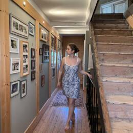 Nuisette ou robe 100% coton bio ou éco de made in France