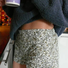Shorty en 100% coton de fabrication française