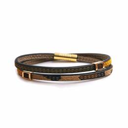Bracelet coloré femme L'Arlequin doré