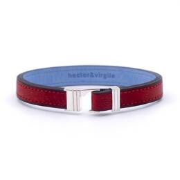 Bracelet cuir et argent massif 925 Le Caracal 10
