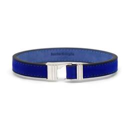 Bracelet cuir et argent massif 925 Le Caracal 10