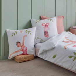 Taie d’oreiller enfant percale danseuse étoile