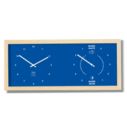 Heures et Marées - Bleu Roy