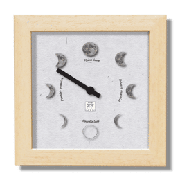 Horloge Lunaire "Séléné&apos;&apos; - Sable, 17 x 17 x 4cm