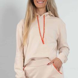 Sweat à capuche ALIYAH Beige