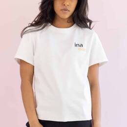 T-Shirt Blanc GABRIEL logo inadea