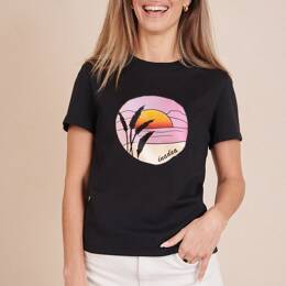 T-Shirt Noir GABRIEL logo Summer