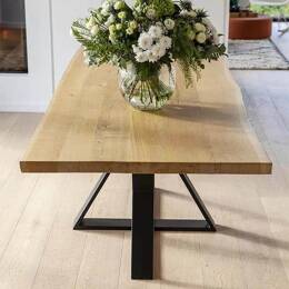 Table Live Edge en Chêne Massif
