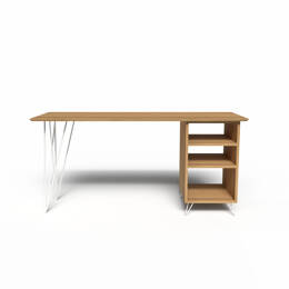 Bureau en chêne massif design – 160 cm