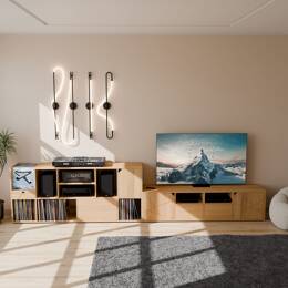 Enfilade TV & Hi-Fi – Le Meuble Son et Vidéo