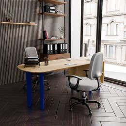 Bureau de Médecin en chêne massif