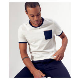 Tee-shirt Pacome écru en coton bio
