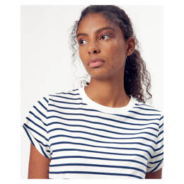 Marinière Marie écru rayée en coton bio