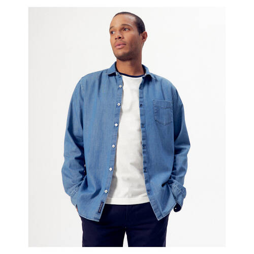 Chemise Johny denim en coton bio