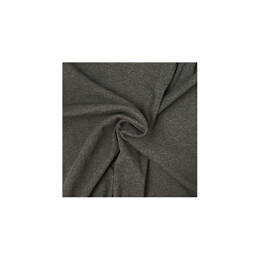 Coupon de tissu bord côte gris - 50 cm