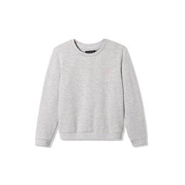 Jim, le sweat enfant tout simple - Gris Chiné Clair
