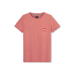 Tee-shirt Palmyre "One Love" rouge en coton bio