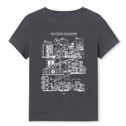 Tee-shirt Palmyre La Recyclerie gris chiné foncé
