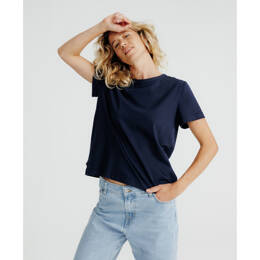 Tee-shirt Augustine recyclé bleu marine
