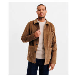 Veste de travail Valérien Camel en velours