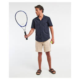 Short Liam sable en Lin Made in France