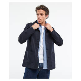 Veste de travail Hamilton flex bleu marine en polyester recyclé déperlante