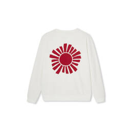 Sweat Stella écru "Soleil" en coton bio