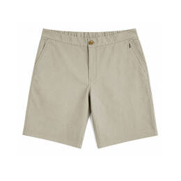 Short Siméon Beige en coton bio stretch